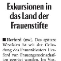 Exkursionen in das Land der Frauenstifte