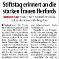 Stiftstag erinnert an die starken Frauen Herfords