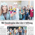 Mit Stundenplan über den 1. Stiftstag Mit Stundenplan über den 1. Stiftstag