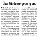 Über Sündenvergebung und materiellen Profit Über Sündenvergebung und materiellen Profit