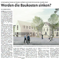 Werden die Baukosten sinken? Werden die Baukosten sinken?