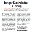 Europa-Kundschafter in Leipzig