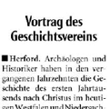 Vortrag des Geschichtsvereins Vortrag des Geschichtsvereins