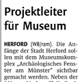 Projektleiter für Museum Projektleiter für Museum