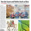 Von der Leyen und Nahles hoch zu Ross Von der Leyen und Nahles hoch zu Ross