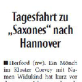 Tagesfahrt zu "Saxones" nach Hannover Tagesfahrt zu "Saxones" nach Hannover
