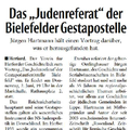 Das "Judenreferat" der Bielefelder Gestapostelle Das "Judenreferat" der Bielefelder Gestapostelle