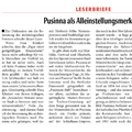 Pusinna als Alleinstellungsmerkmal Pusinna als Alleinstellungsmerkmal