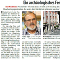 Ein archäologisches Fenster in Franken als Beispiel Ein archäologisches Fenster in Franken als Beispiel