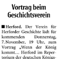 Vortrag "Wenn der König kommt..." Vortrag "Wenn der König kommt..."