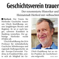 Geschichtsverein trauert um Ulrich Knefelkamp Geschichtsverein trauert um Ulrich Knefelkamp