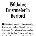 150 Jahre Ernstmeier in Herford 150 Jahre Ernstmeier in Herford