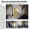 Neues zum geheimnisvollen Gewölbe Neues zum geheimnisvollen Gewölbe