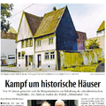 Kampf um historische Häuser Kampf um historische Häuser