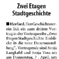 Zwei Etagen Stadtgeschichte Zwei Etagen Stadtgeschichte