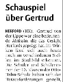 Schauspiel über Gertrud Schauspiel über Gertrud