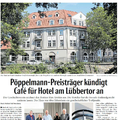 Pöppelmann-Preisträger kündigt Café für Hotel an