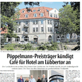 Pöppelmann-Preisträger kündigt Café für Hotel an Pöppelmann-Preisträger kündigt Café für Hotel an
