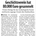 Geschichtsverein hat 80.000 Euro gesammelt