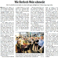 Wie Herfords Wein schmeckt Wie Herfords Wein schmeckt