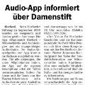 Audio-App informiert über Damenstift Audio-App informiert über Damenstift