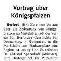 Vortrag über Königspfalzen Vortrag über Königspfalzen