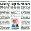 Gehring folgt Wemhöner Gehring folgt Wemhöner