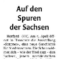 Auf den Spuren der Sachsen