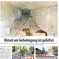 Rätsel um Geheimgang ist gelüftet Rätsel um Geheimgang ist gelüftet
