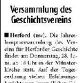 Versammlung des Geschichtsvereins
