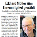 Eckhard Möller zum Ehrenmitglied gewählt