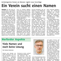 Ein Verein sucht einen Namen Ein Verein sucht einen Namen