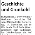 Geschichte und Grünkohl Geschichte und Grünkohl