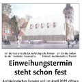Einweihungstermin steht schon fest Einweihungstermin steht schon fest